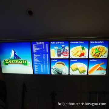 LED Menu Board Light Box/Menu Light Box/Restaurant Light Box Signs